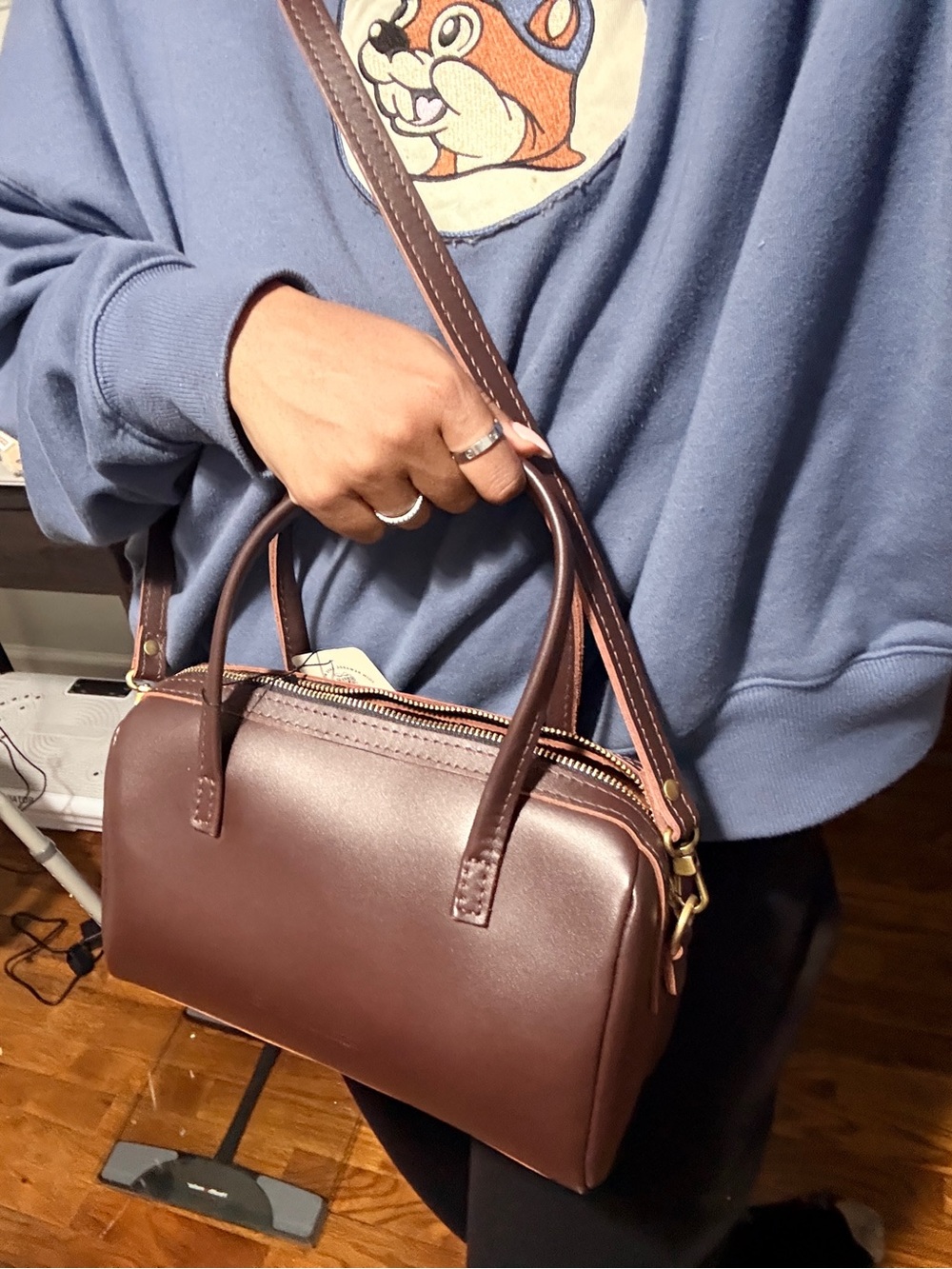 Portland Leather Sloan bag premium Grizzly - Picture 6 of 6